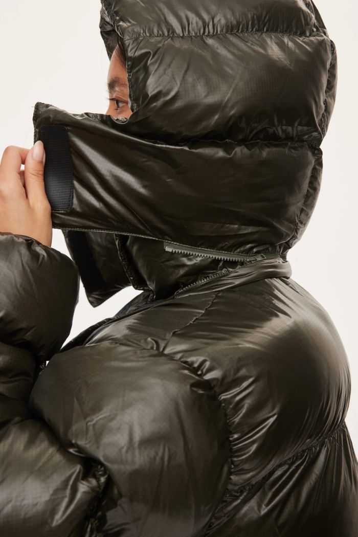 Oval Sqaure - Active Hood Jacket, Dark Army
